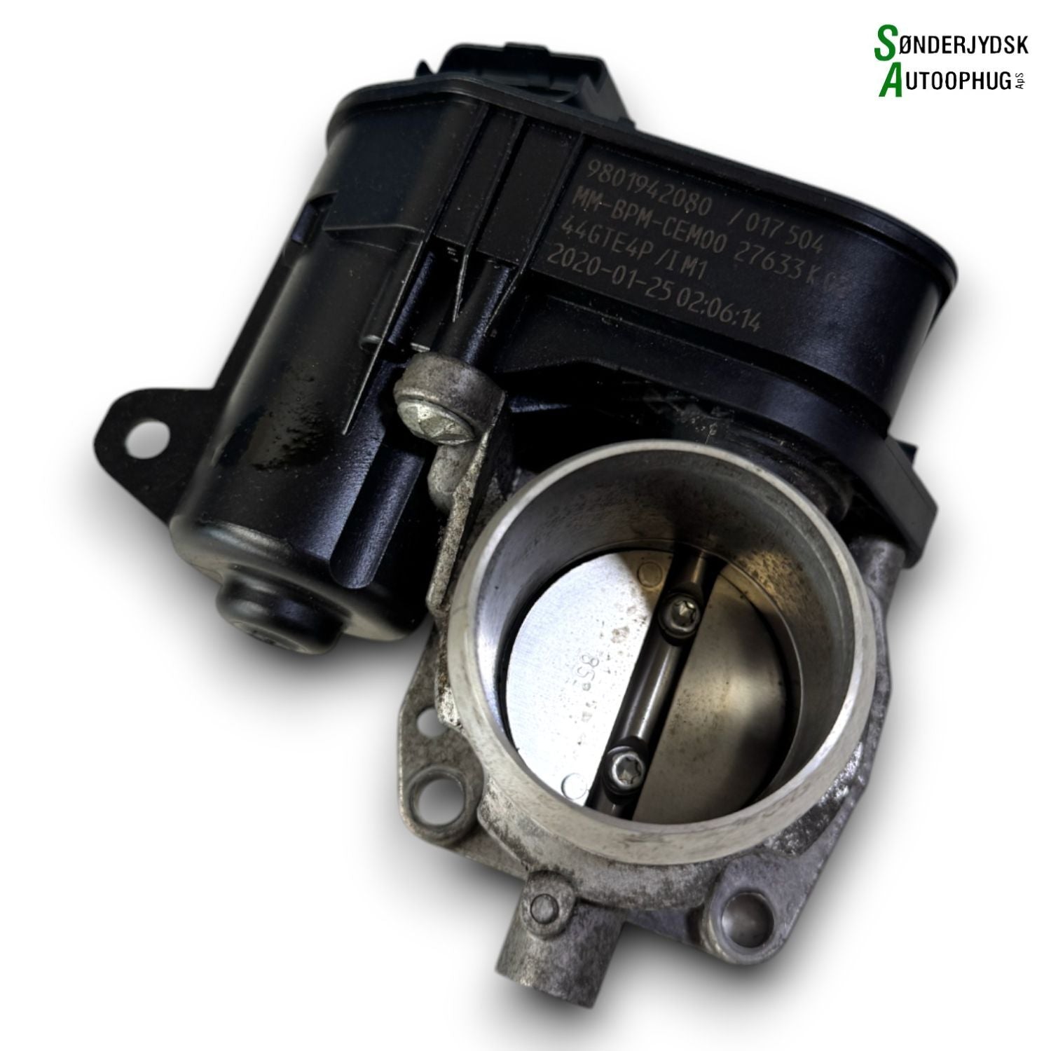 Opel Corsa F Spjældhus Med OEM Nr. 9801942080 Fra Opel Ophugger