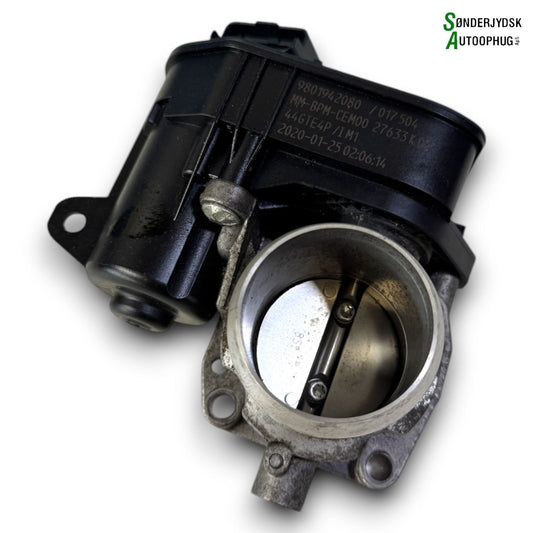 Opel Corsa F Spjældhus Med OEM Nr. 9801942080 Fra Opel Ophugger