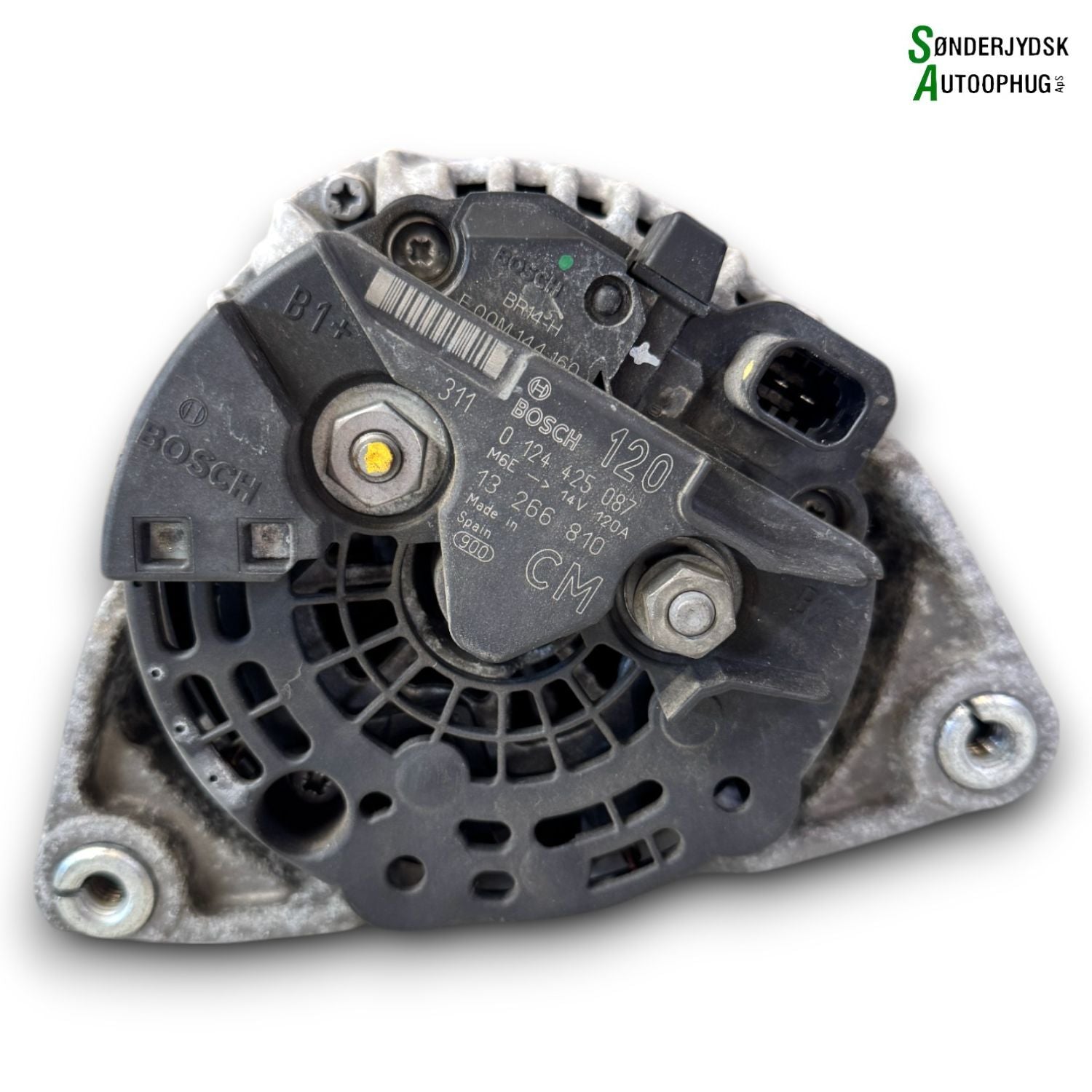 Opel Corsa D Generator Med OEM Nr. 0124425087 Fra Opel Ophugger