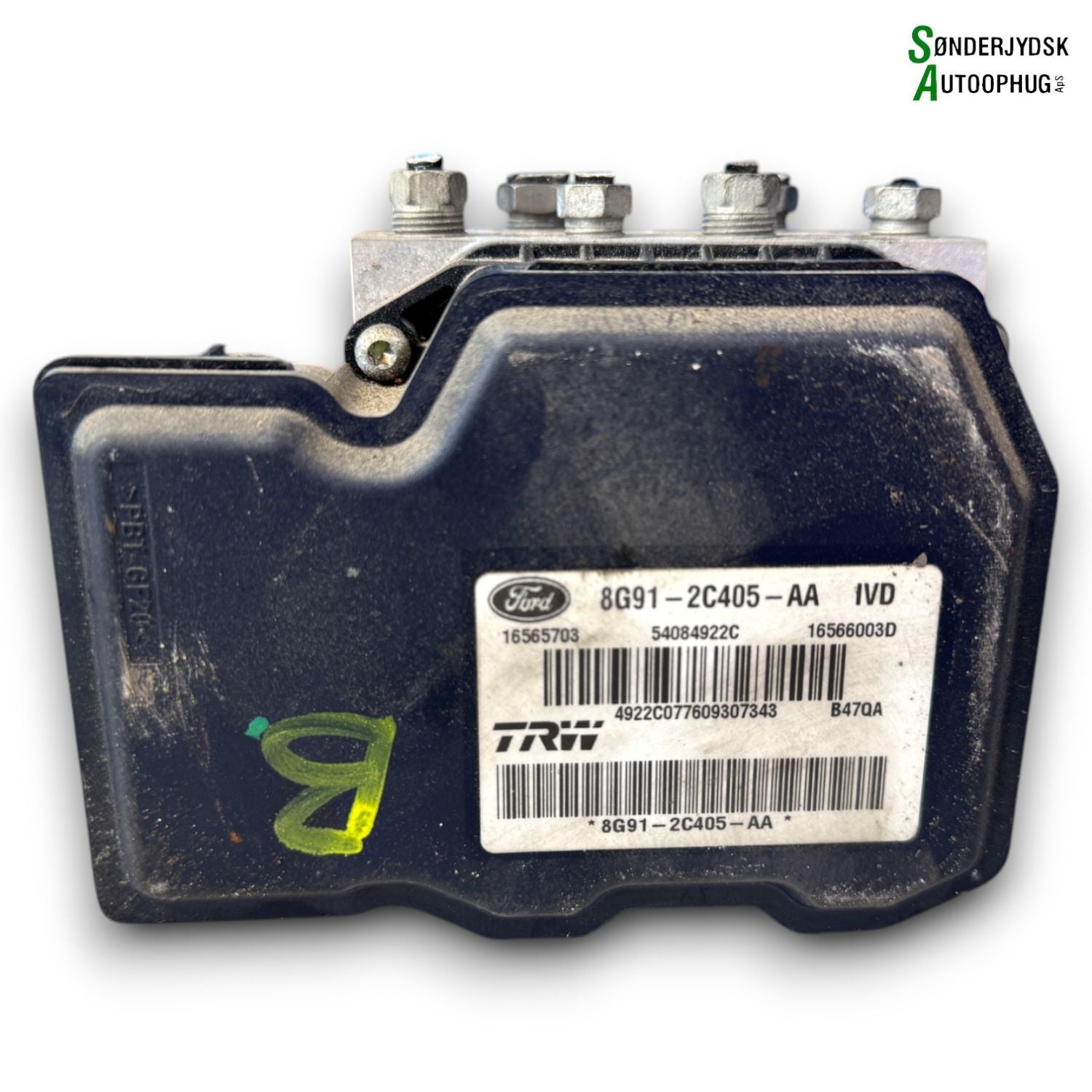Ford S-Max 1 ABS Pumpe Med OEM Nr. 8G912C405AA Fra Ford Ophugger