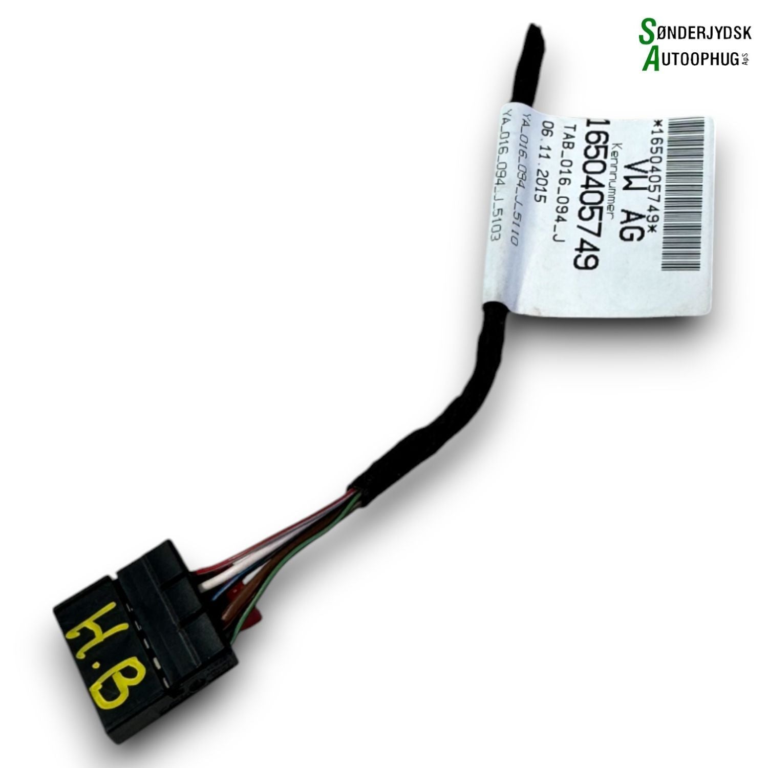 VW UP Stik Baglygte H Med OEM Nr. Ophugger Fra VW Ophugger