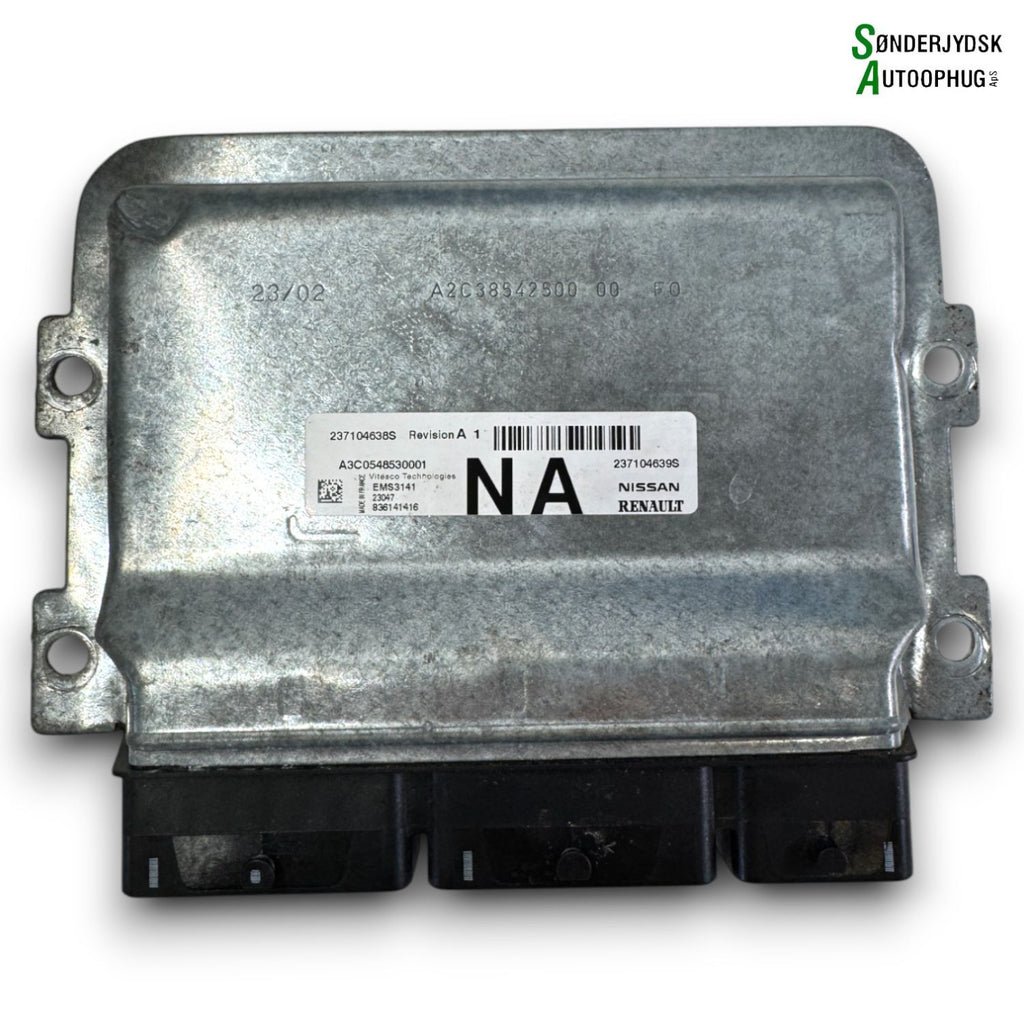 Dacia Sandero Lli Startspærre Med OEM Nr. 237104638S Fra Dacia Ophugger