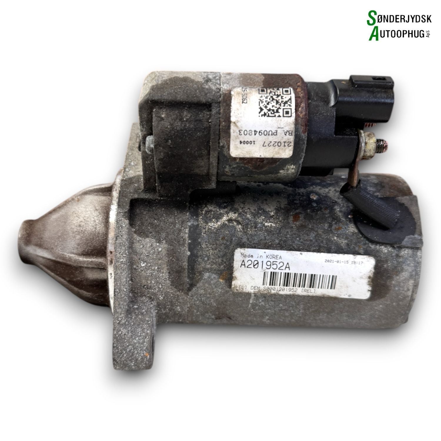 Hyundai I10 Starter Med OEM Nr. 3610003301 Fra Hyundai Ophugger
