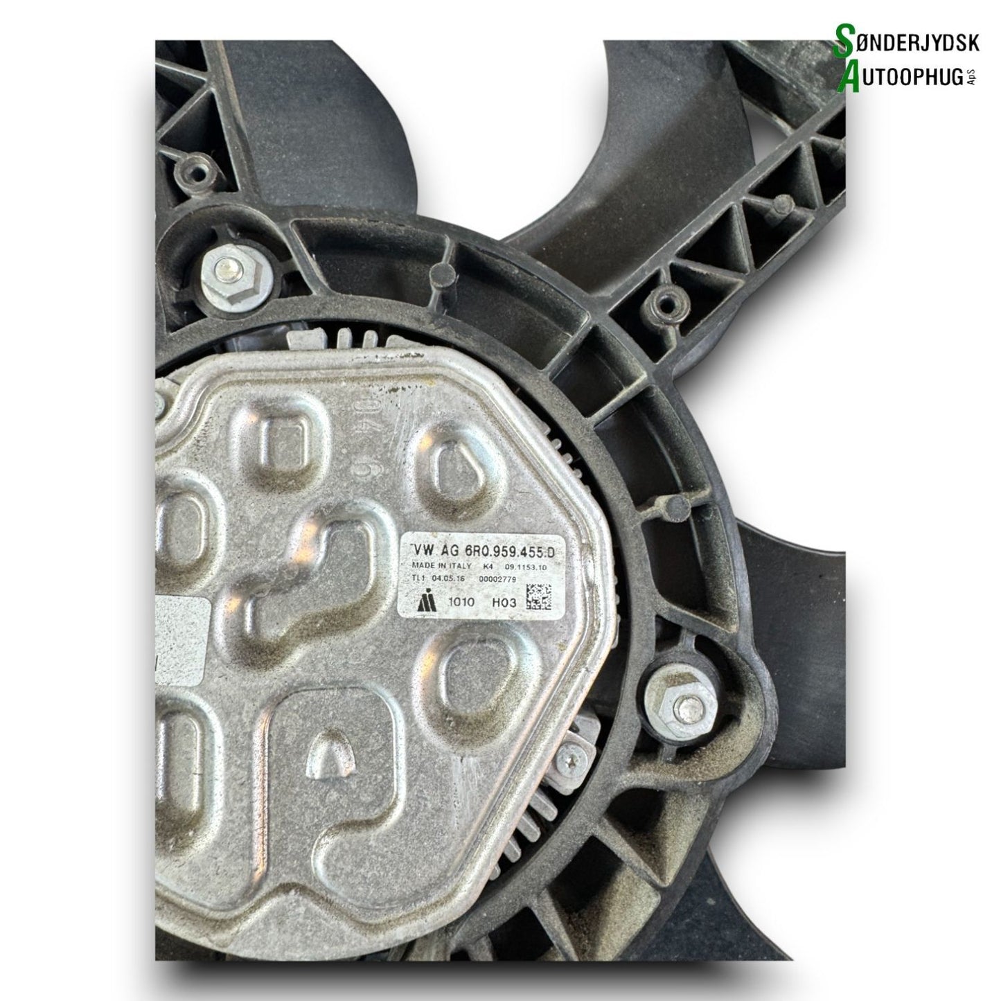 Skoda Rapid Kølerblæser El Med OEM Nr. 6R0959455D Fra Skoda Ophugger