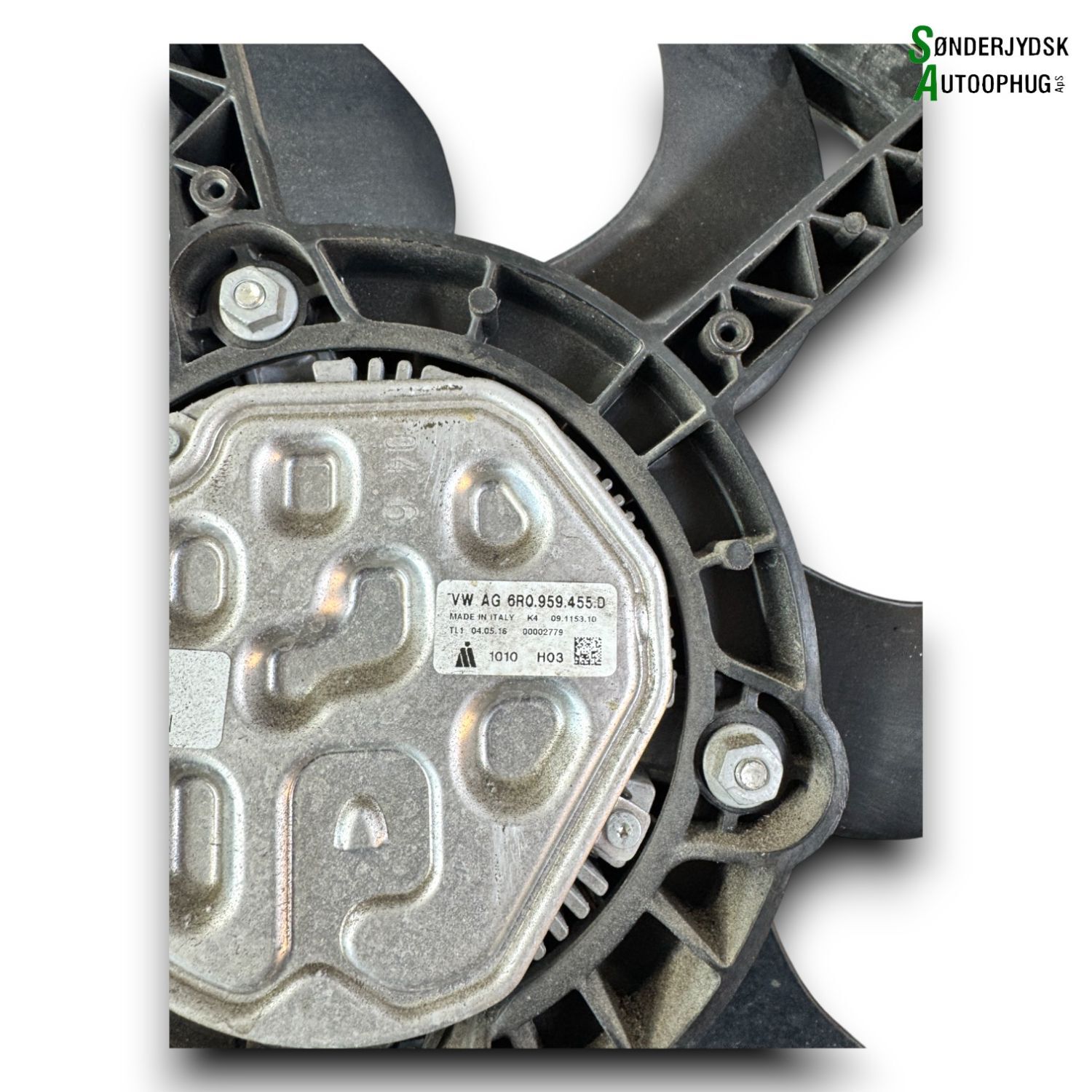 Skoda Rapid Kølerblæser El Med OEM Nr. 6R0959455D Fra Skoda Ophugger