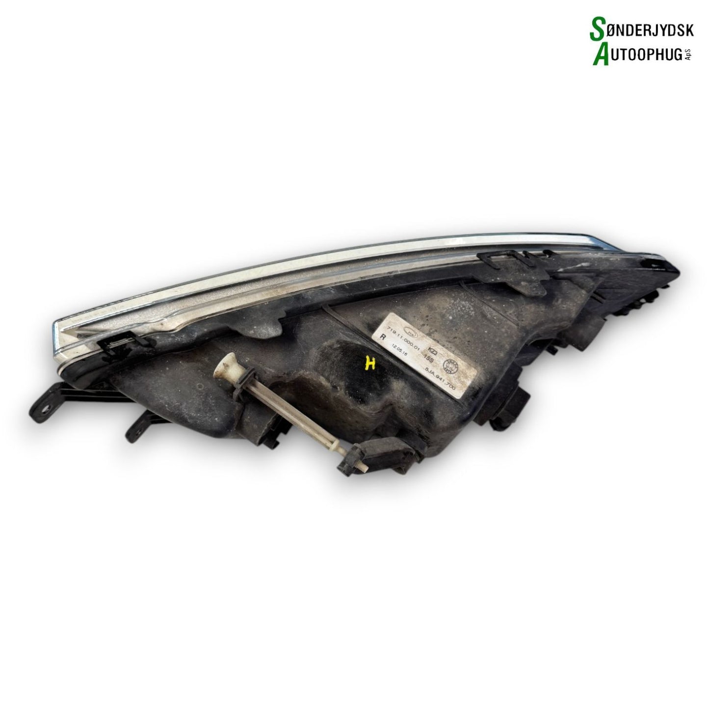 Skoda Rapid Tågelygte For Med OEM Nr. 5JA941700 Fra Skoda Ophugger