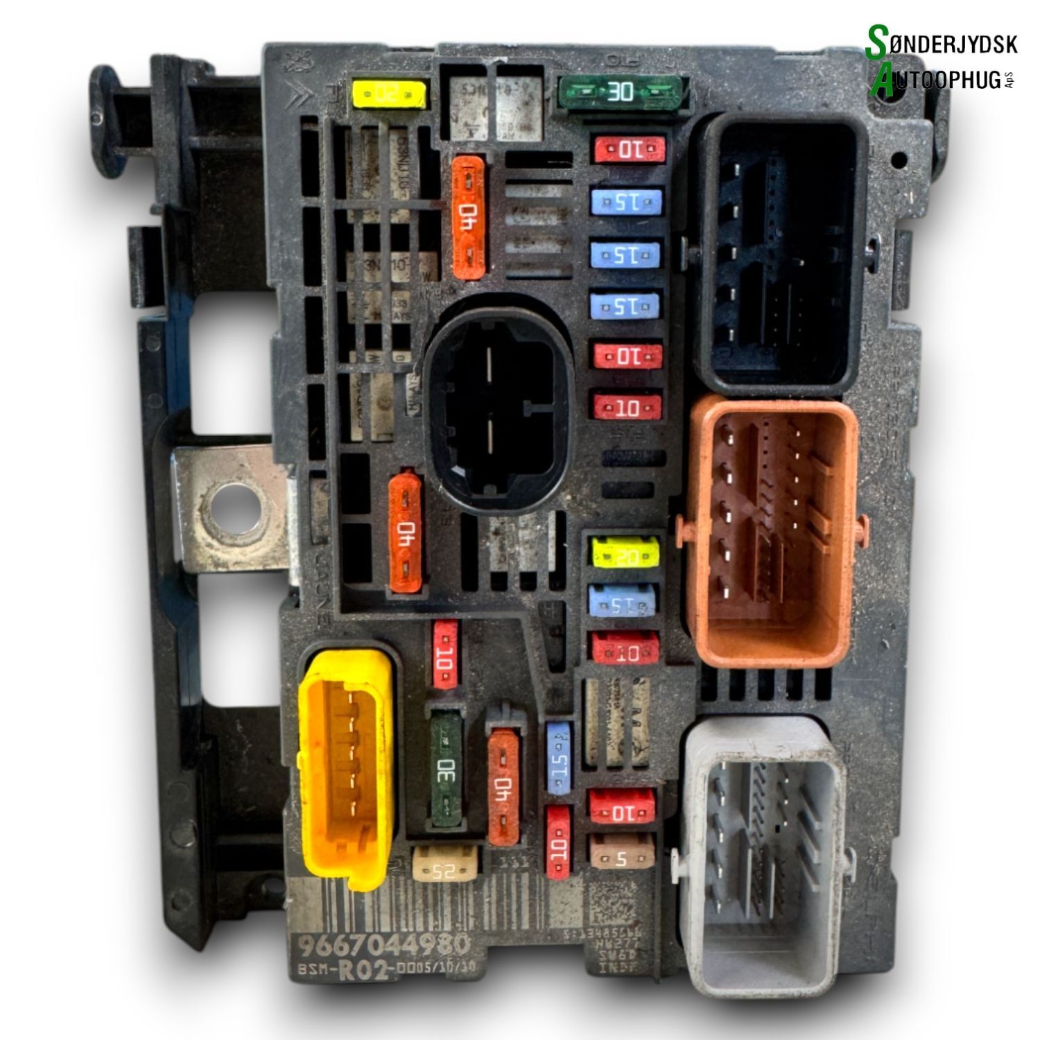 Citroen C5 Sikringsboks Med OEM Nr. 9667044980 Fra Citroen Ophugger