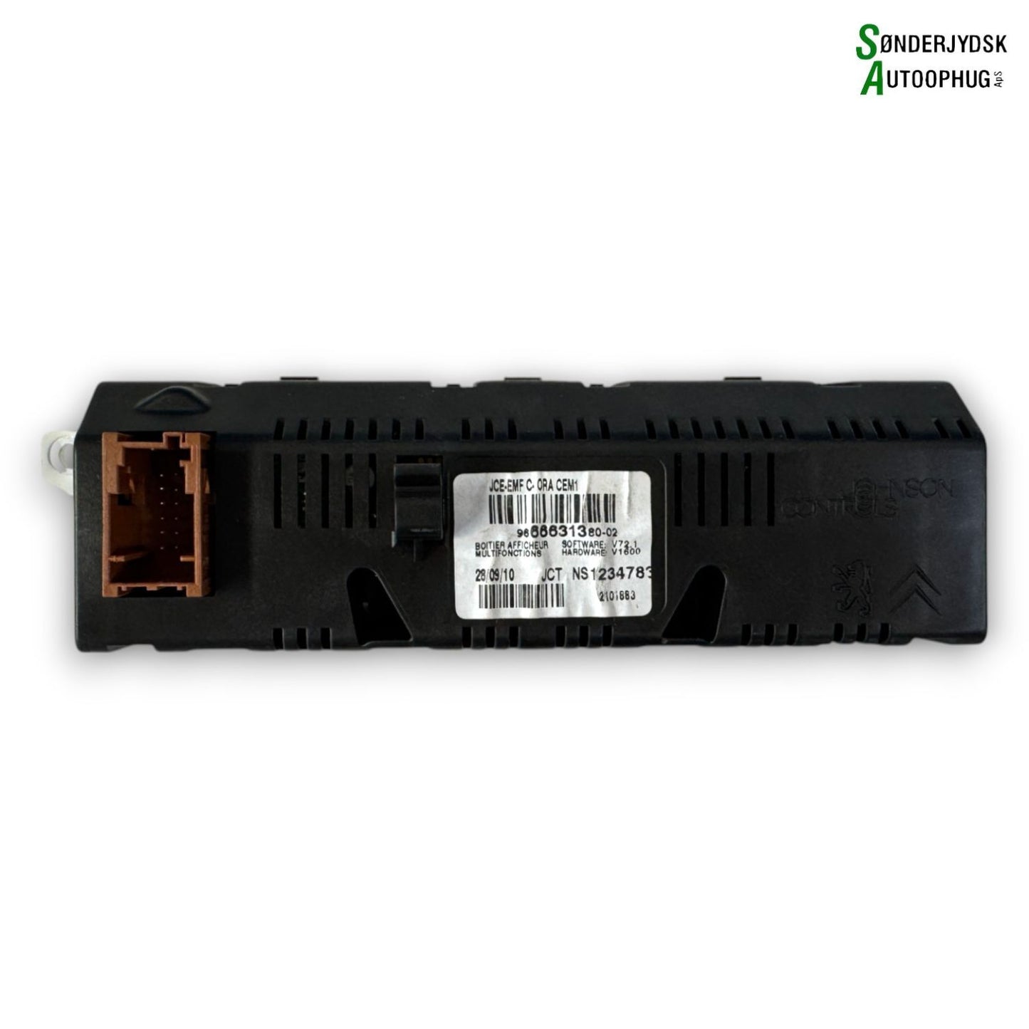 Citroen C5 Radio, Multi Display Med OEM Nr. 966663138002 Fra Citroen Ophugger