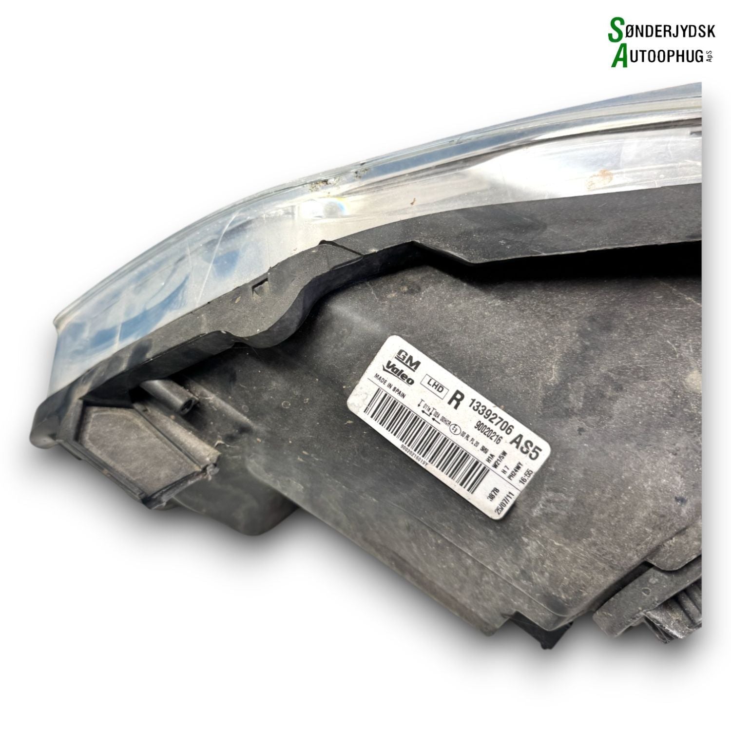 Opel Corsa D Forlygte Med OEM Nr. 13392706 Fra Opel Ophugger