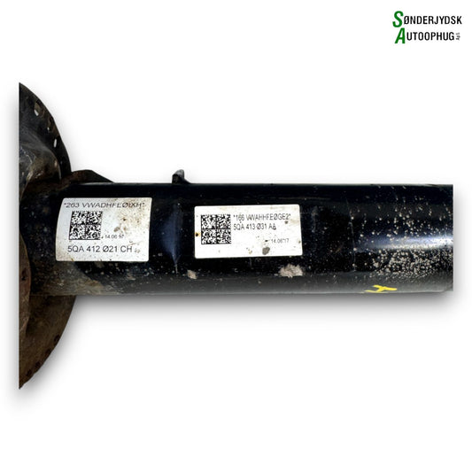 VW Touran 5T Fjederben For H Med OEM Nr. 5QA413031AG Fra VW Ophugger