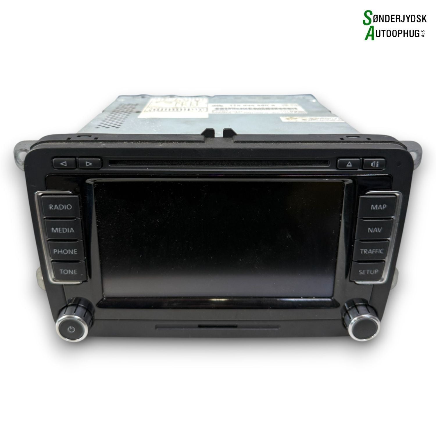 VW Golf 5 1K Radio, Multi Display Med OEM Nr. 1T0035680B Fra VW Ophugger