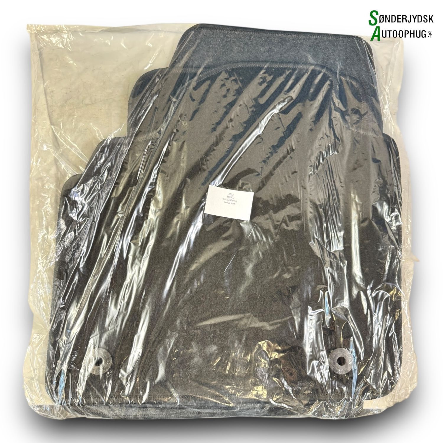 Skoda Kamiq Bundmåtte Med OEM Nr. Ophugger Fra Skoda Ophugger