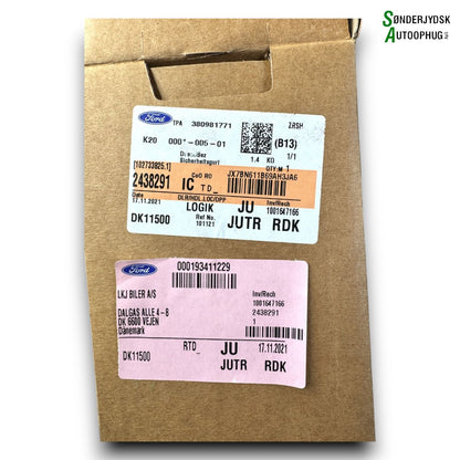 Ford Focus Sikkerhedsseler Bag Med OEM Nr. 2438291 Fra Ford Ophugger