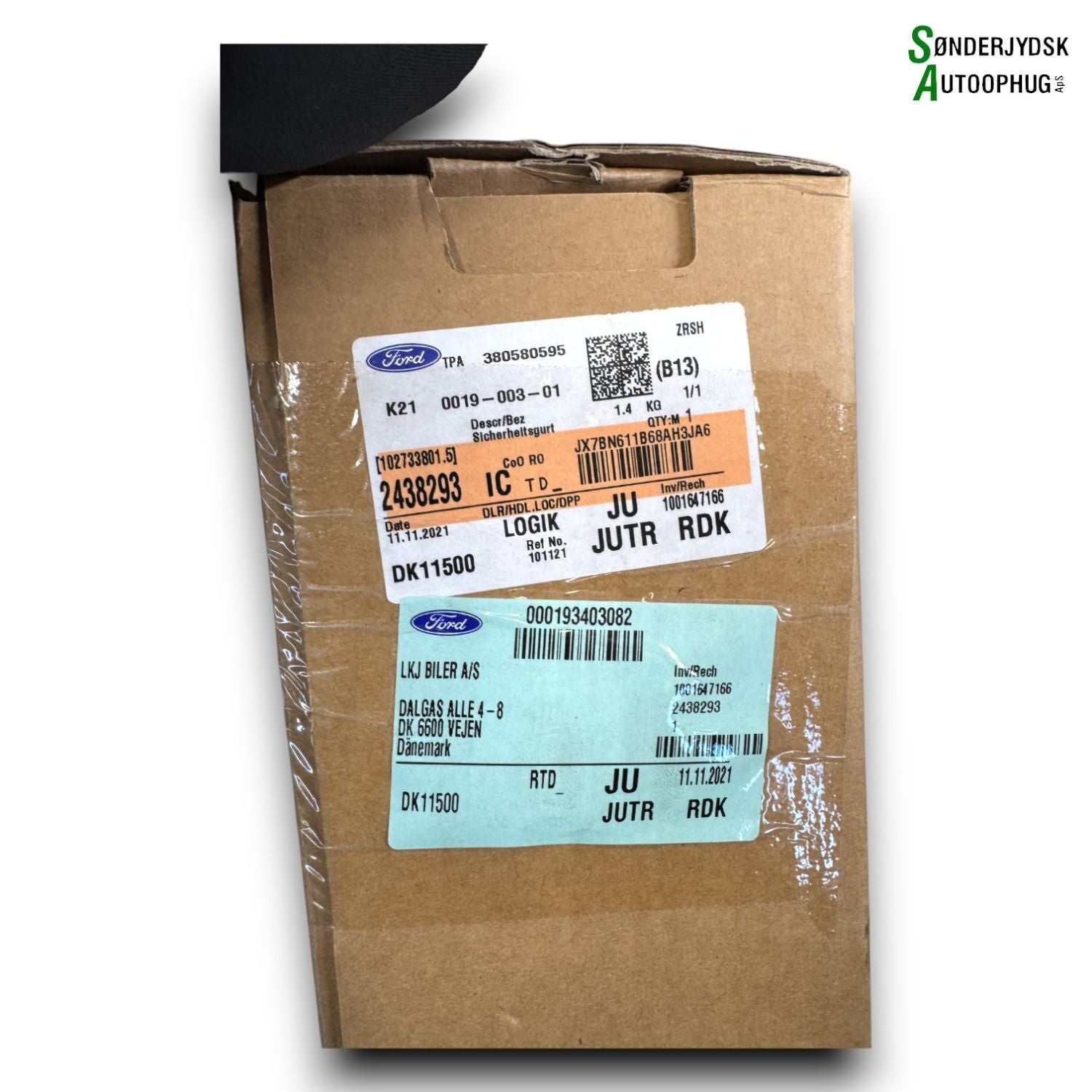 Ford Focus Sikkerhedsseler For Med OEM Nr. 2438293 Fra Ford Ophugger