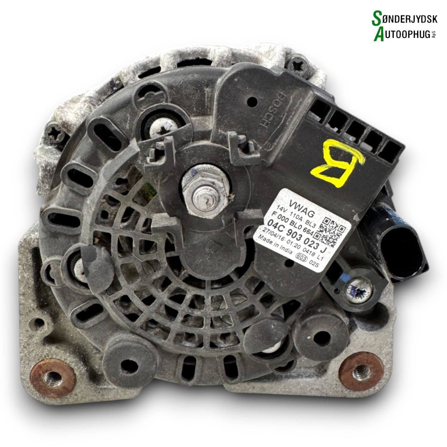 VW Up Generator Med OEM Nr. 04C903023J Fra VW Ophugger