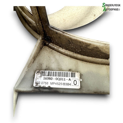 Peugeot 108 Kølerblæser El Med OEM Nr. 163600Q011A Fra Peugeot Ophugger