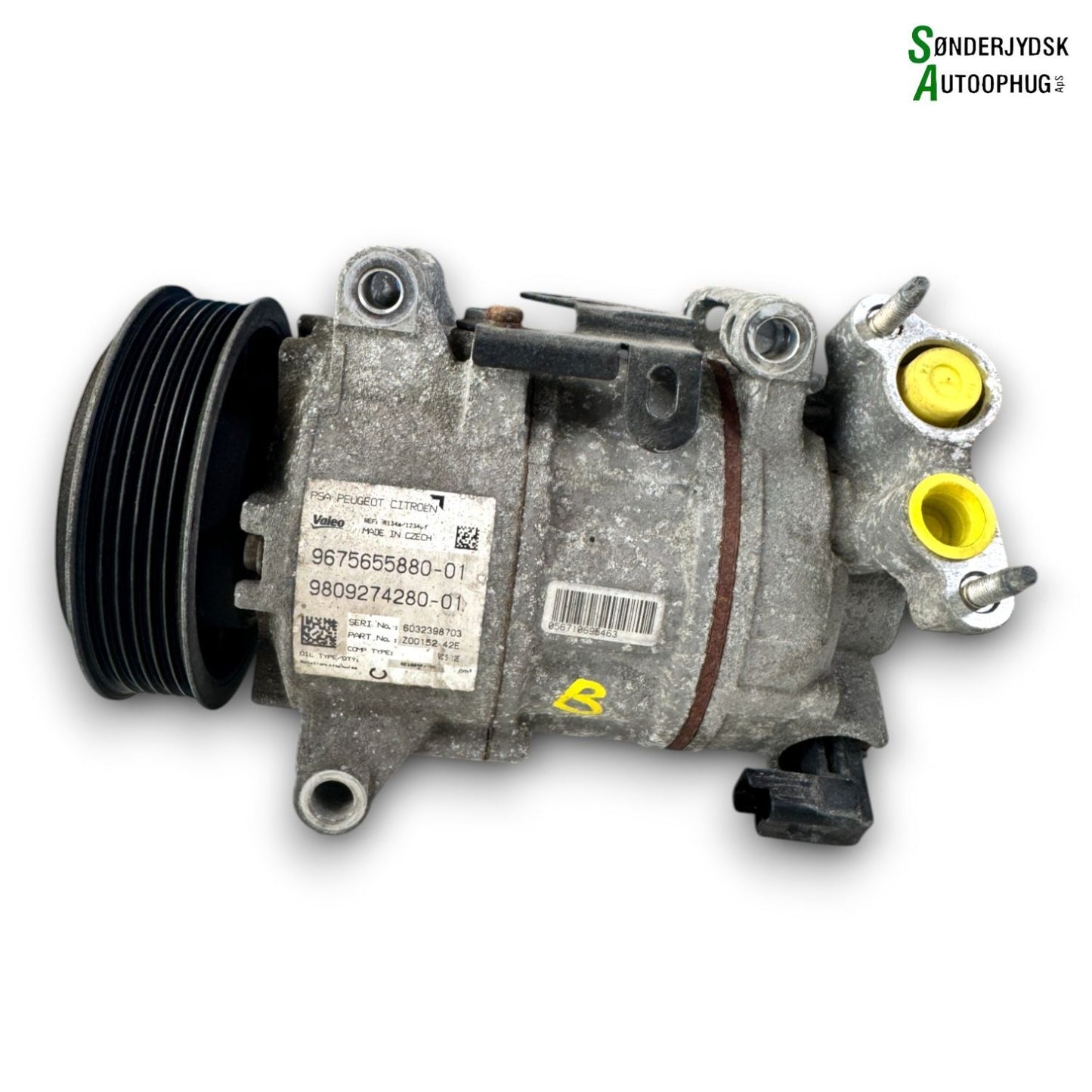 Peugeot 308 Aircondition Pumpe Med OEM Nr. 1617294480 Fra Peugeot Ophugger