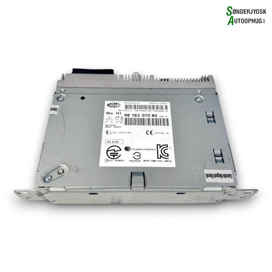 Peugeot 308 Radio Med OEM Nr. 9816307080 Fra Peugeot Ophugger