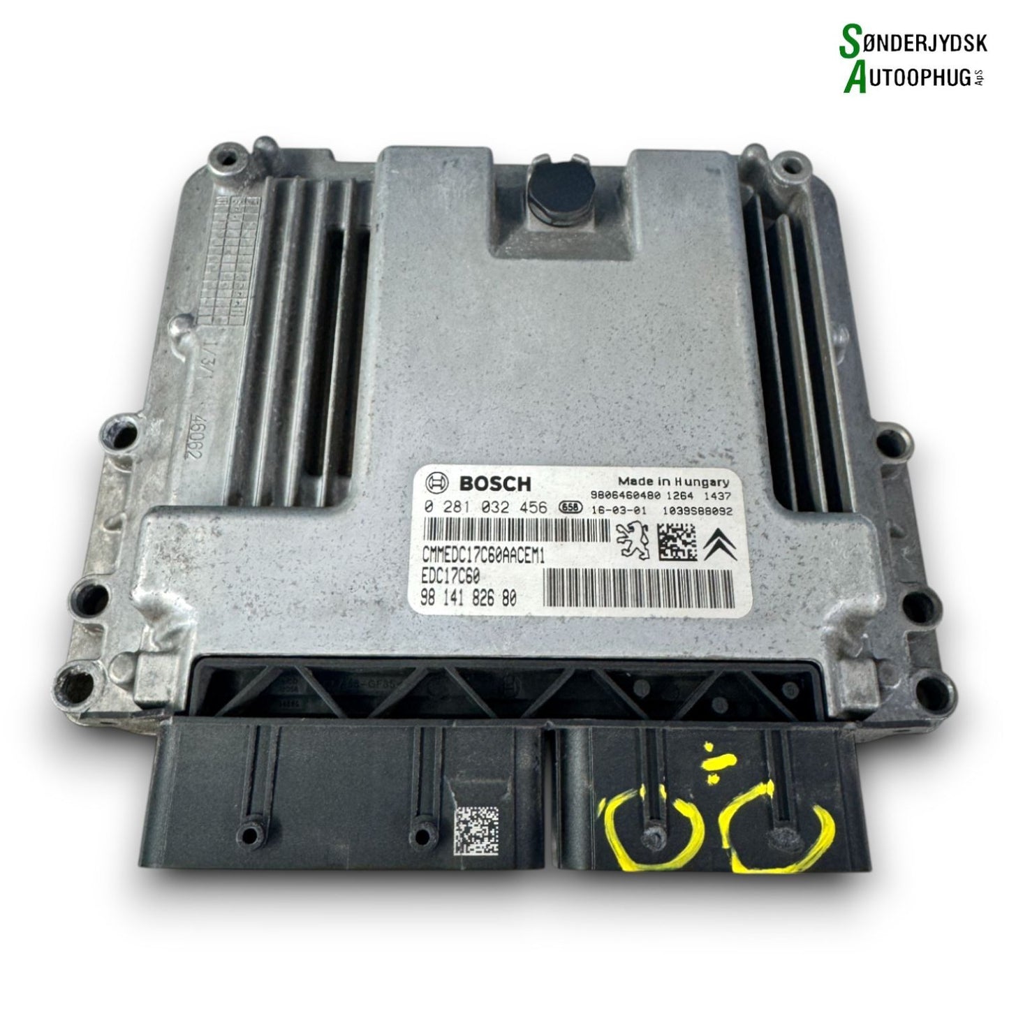 Peugeot 308 Startspærre Med OEM Nr. 9814182680 Fra Peugeot Ophugger