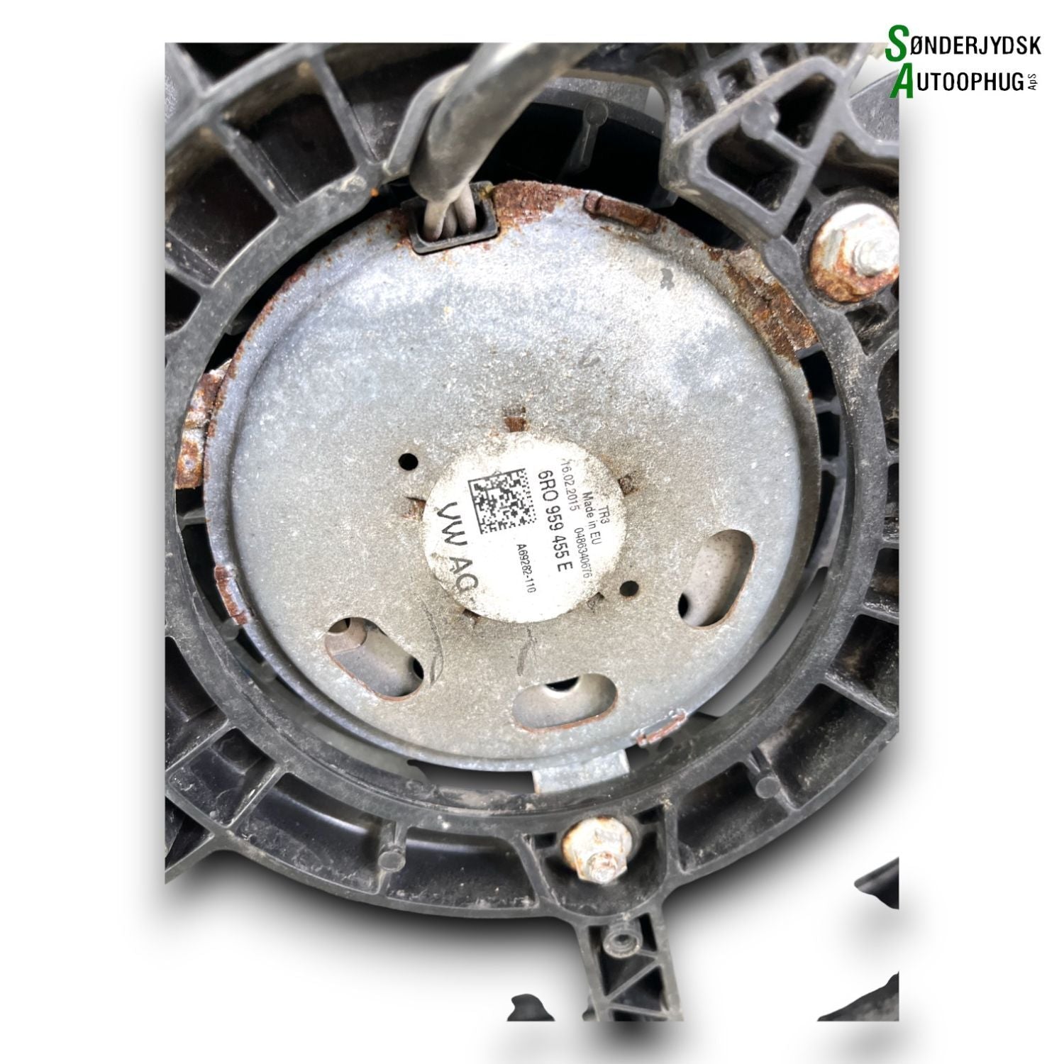 VW Polo 6C Kølerblæser El Med OEM Nr. 6R0959455E Fra VW Ophugger