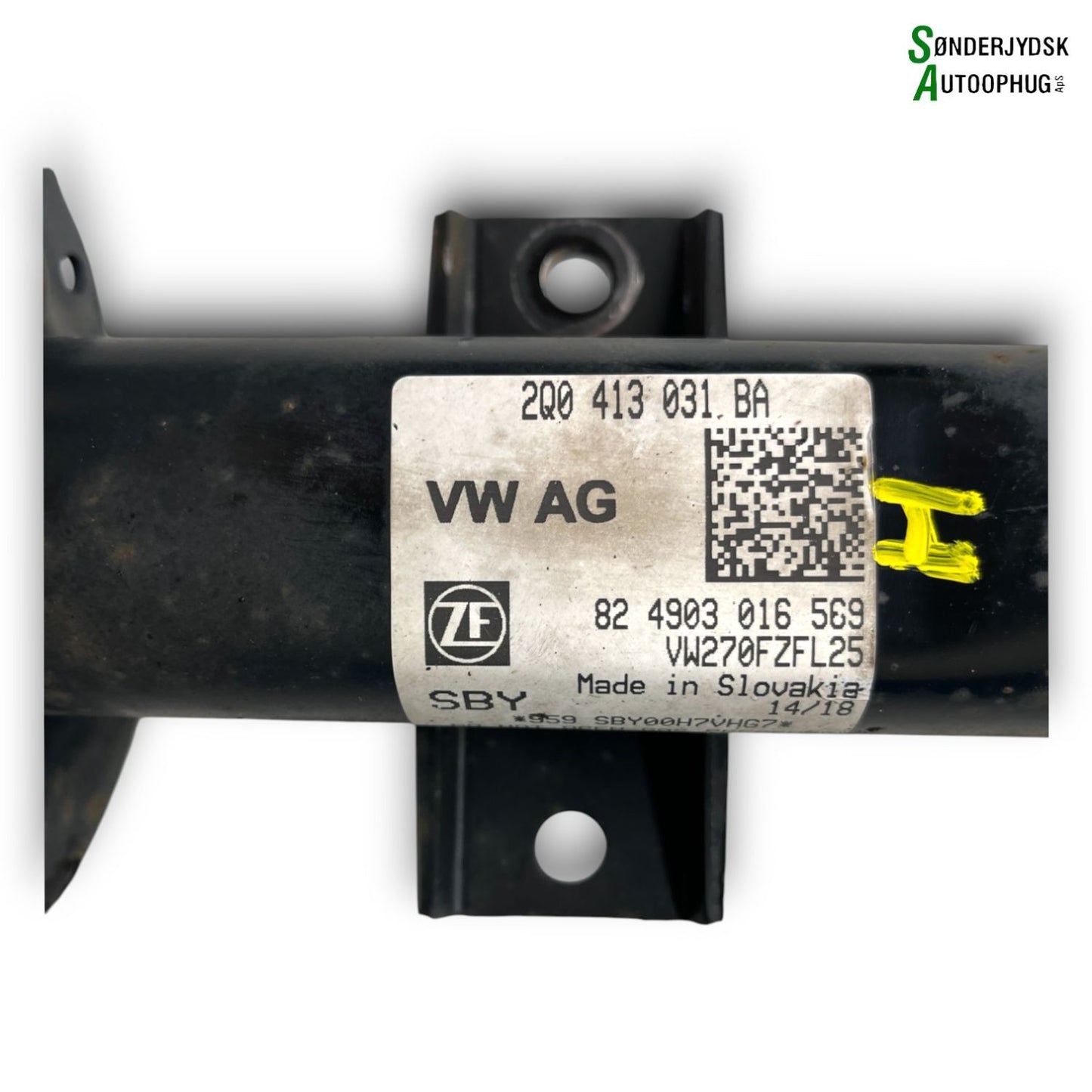 VW Polo AW Fjederben For H Med OEM Nr. 2Q0413031BA Fra VW Ophugger