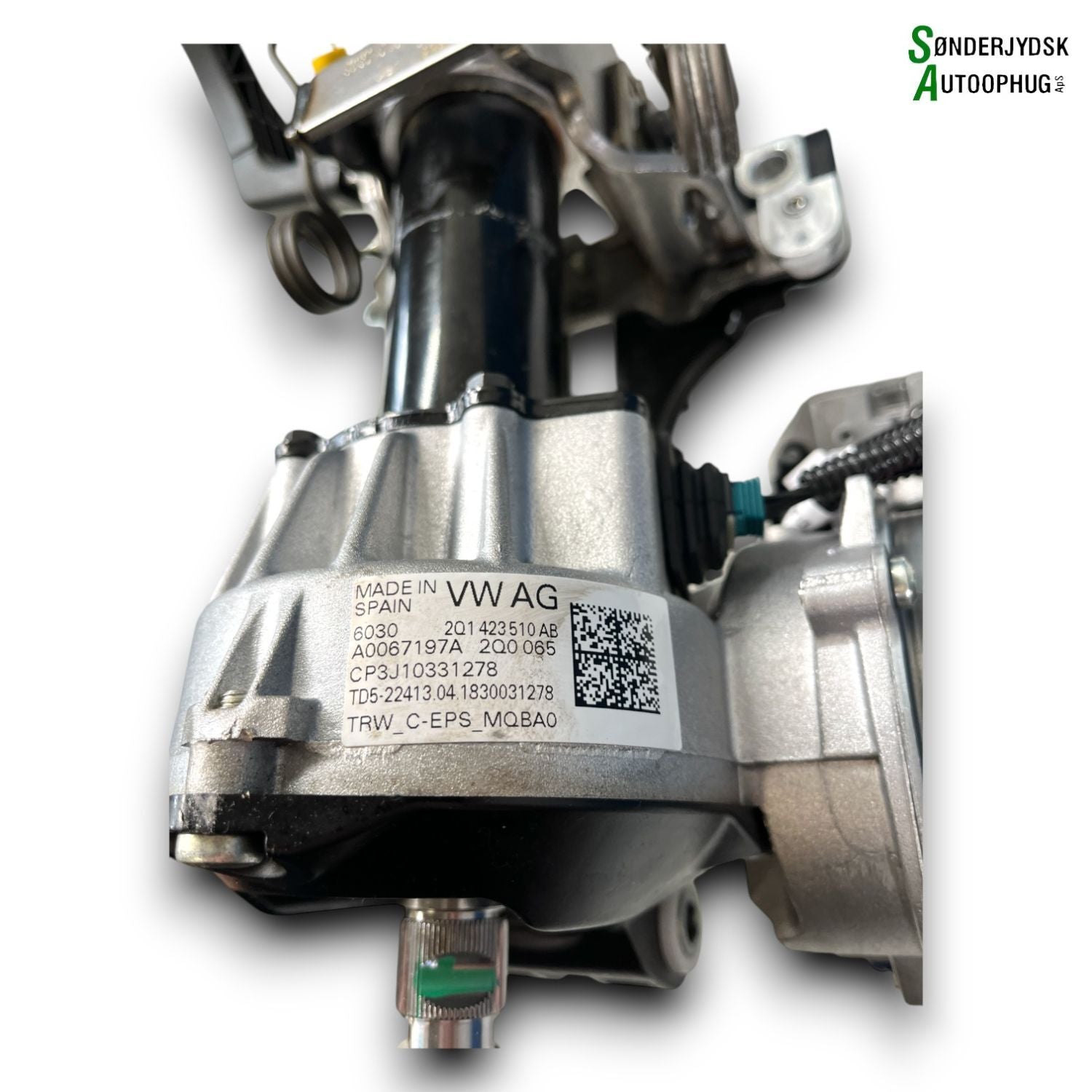 VW Polo AW Ratstamme M/El-Servo Med OEM Nr. 2Q1423510DE Fra VW Ophugger
