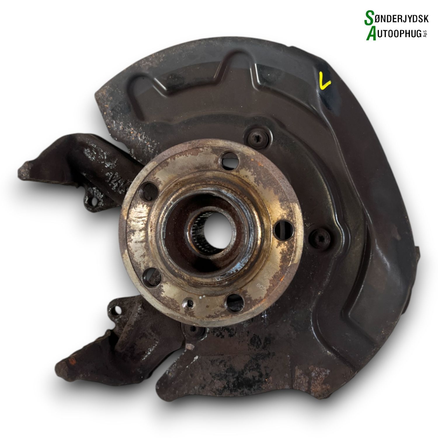 VW Polo AW Spindel For V Med OEM Nr. 2Q0407255AF Fra VW Ophugger