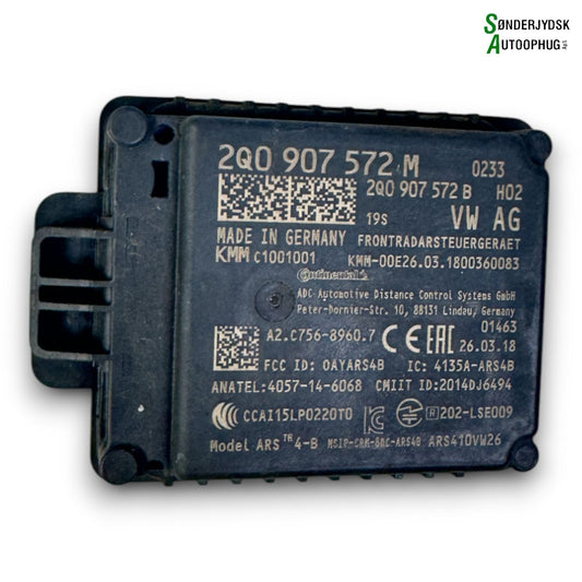 VW Polo AW Radar Med OEM Nr. 2Q0907572B Fra VW Ophugger