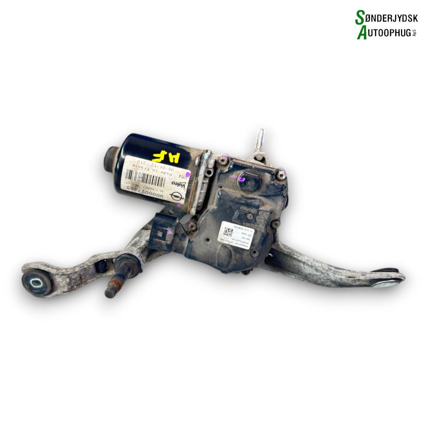 Opel Zafira C Tourer Viskermotor Med OEM Nr. W000027365 Fra Opel Ophugger