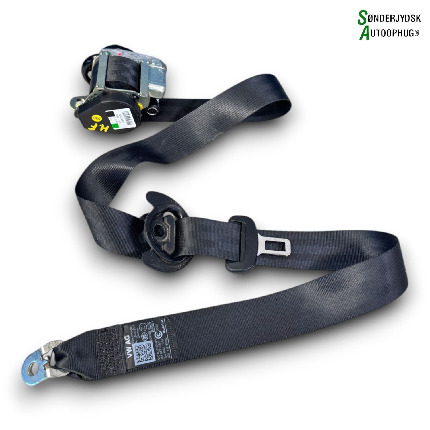 Seat Mii Sikkerhedsseler For Med OEM Nr. 1S4857706ERAA Fra Seat Ophugger