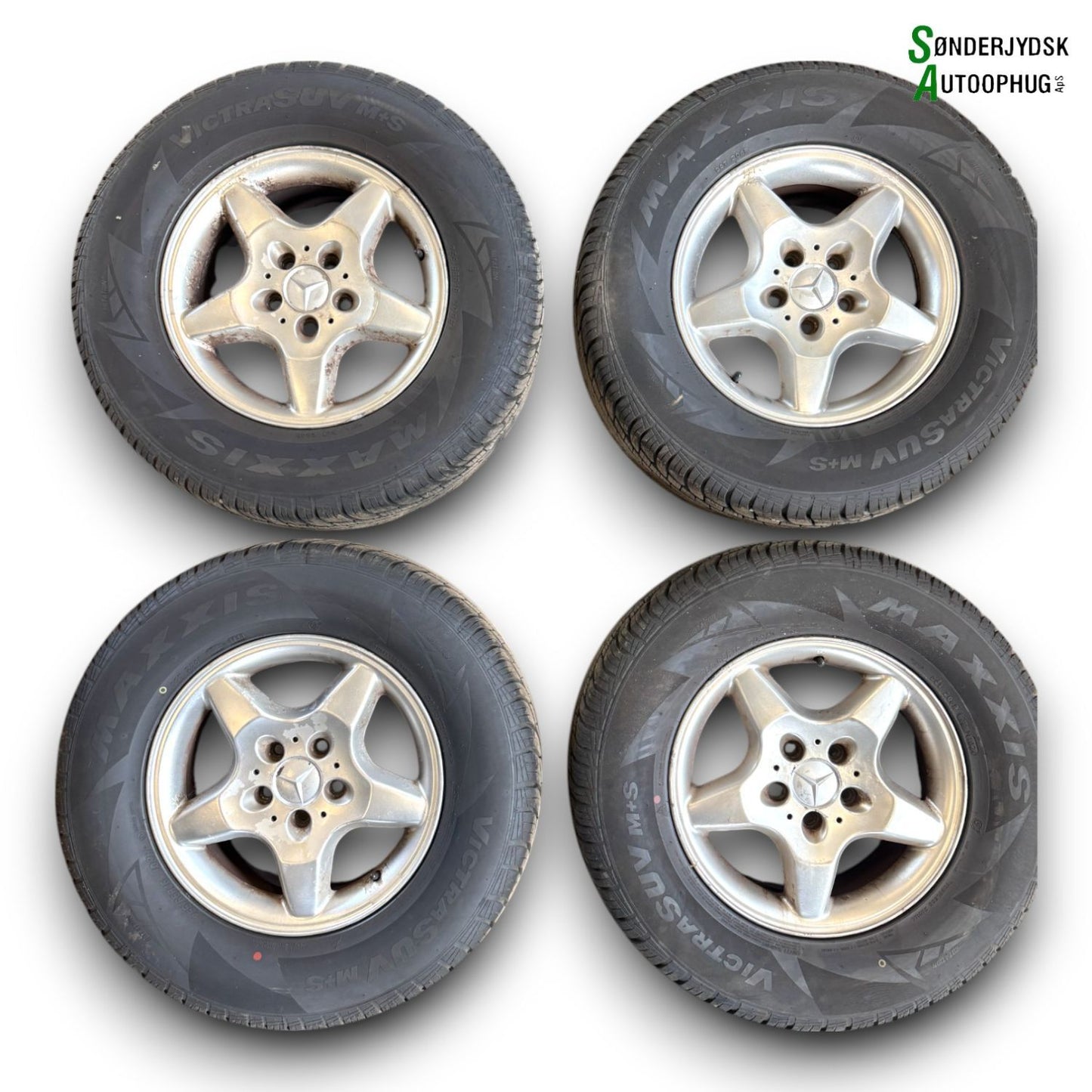 Mercedes ML W163 Fælge M/Vinter Dæk   Med OEM Nr. MAXXIS Fra Mercedes Ophugger