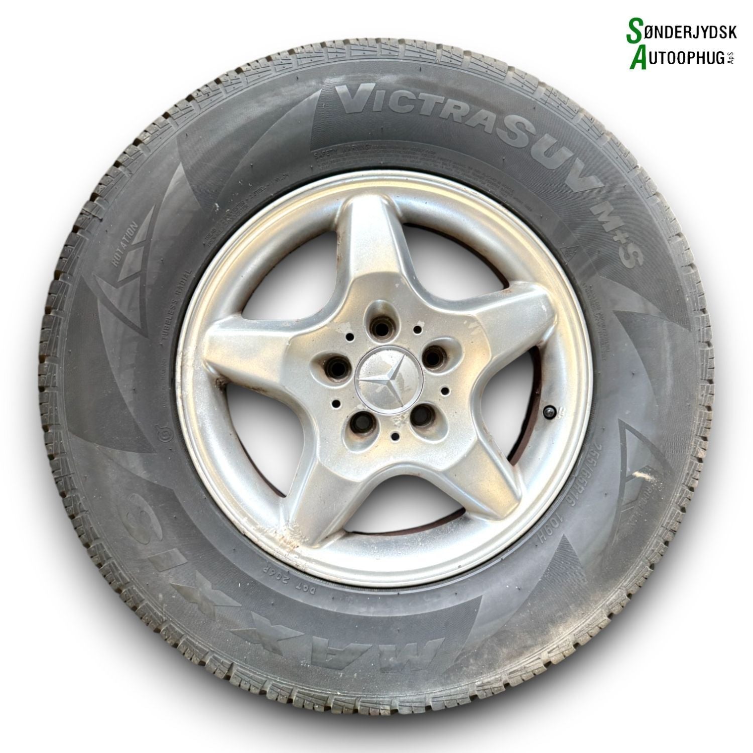 Mercedes Ml W163 Fælge M/Vinter Dæk   Med OEM Nr. MAXXIS Fra Mercedes Ophugger