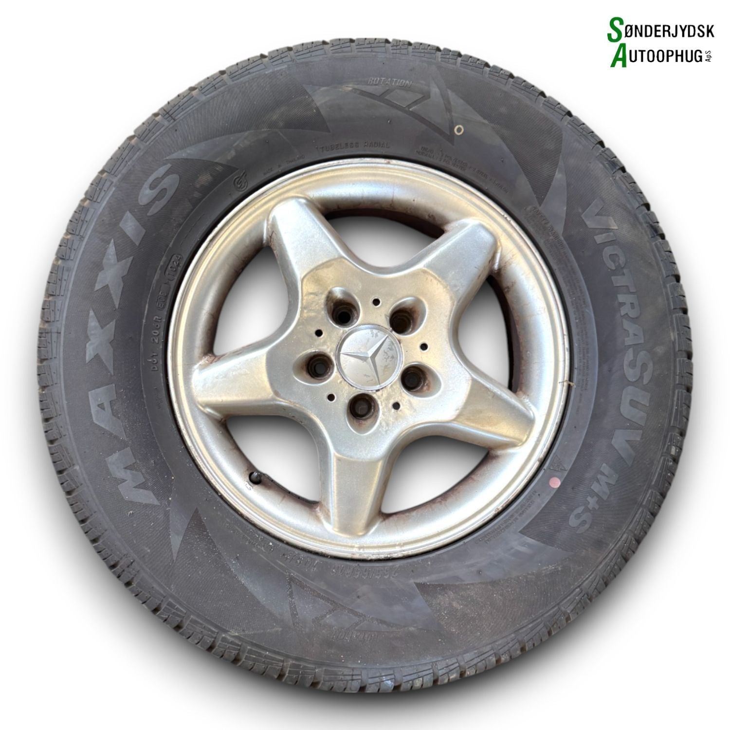 Mercedes Ml W163 Fælge M/Vinter Dæk   Med OEM Nr. MAXXIS Fra Mercedes Ophugger