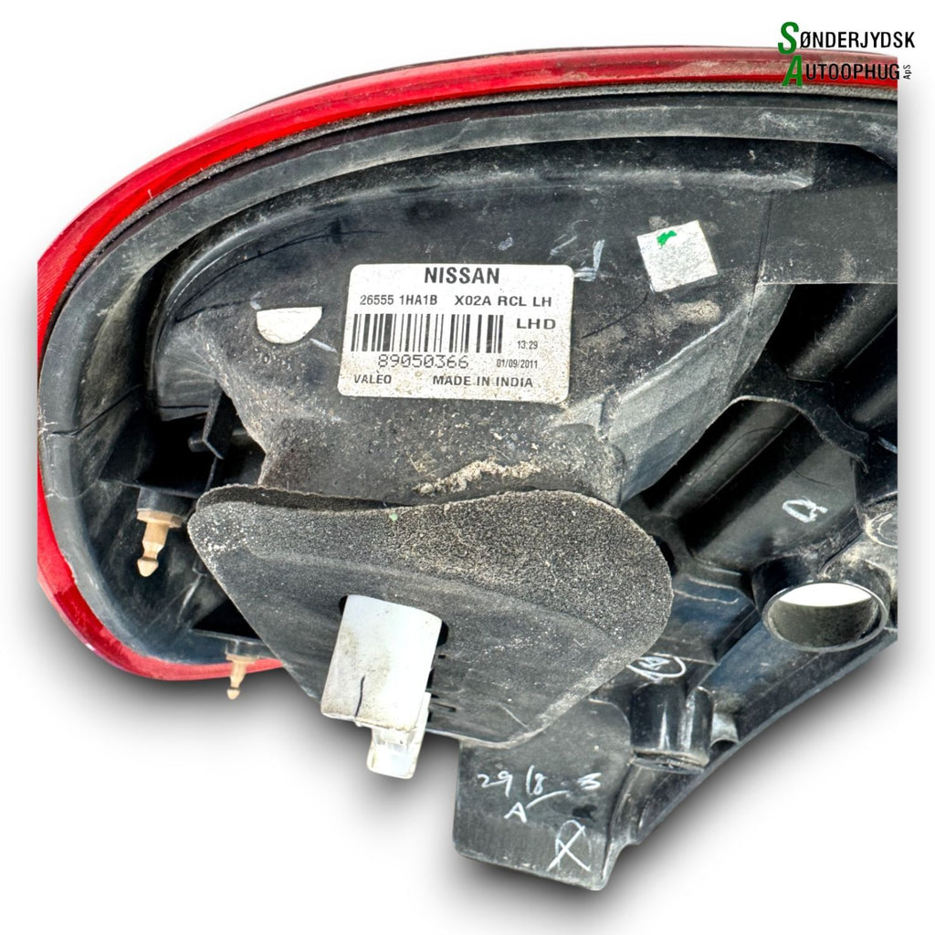 Nissan Micra K13 Baglygte Med OEM Nr. 265551HA1B Fra Nissan Ophugger