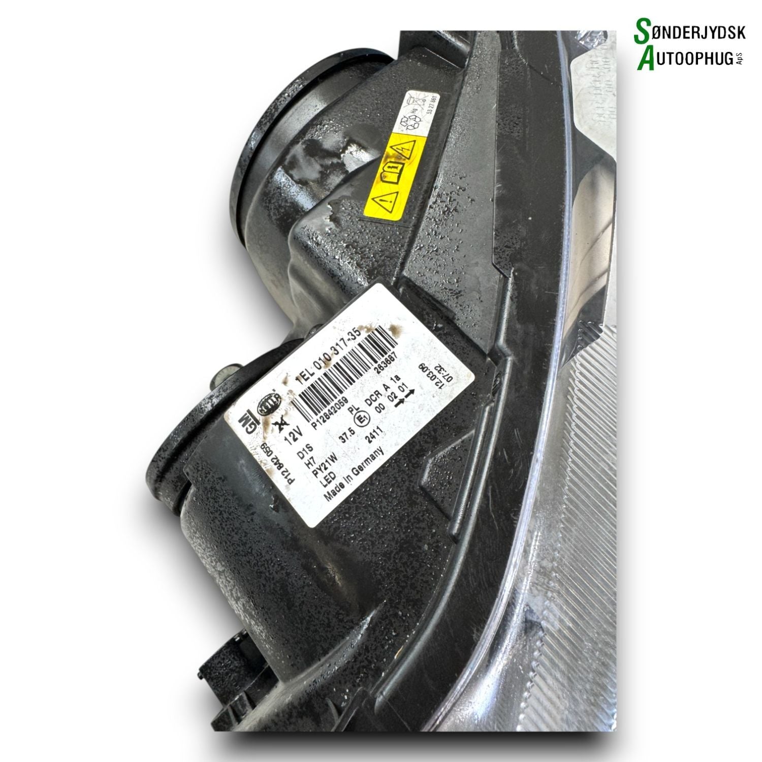Saab 9-3 Facel. Forlygte Med OEM Nr. P12842059 Fra Saab Ophugger