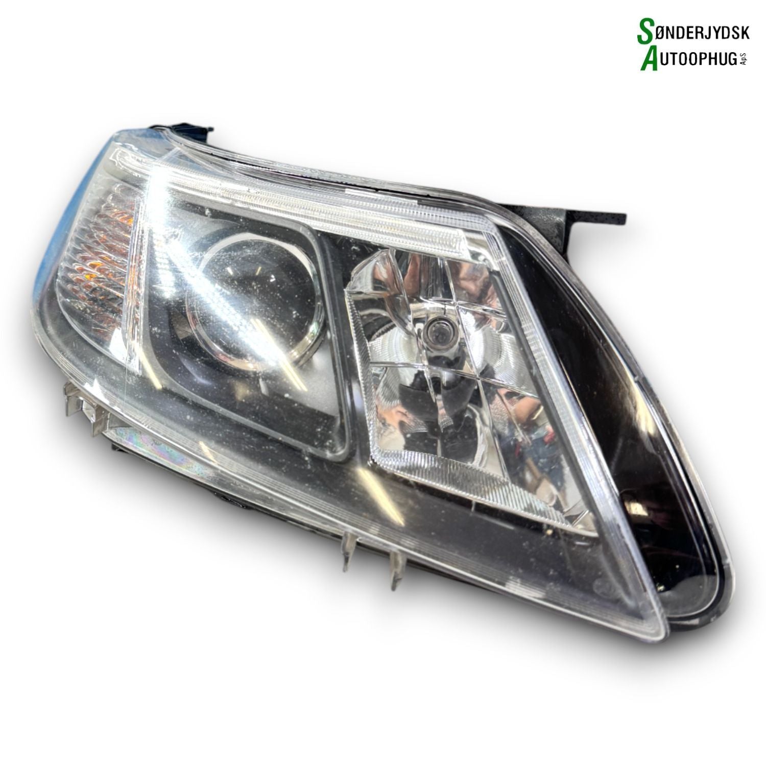Saab 9-3 Facel. Forlygte Med OEM Nr. 1EL00960636 Fra Saab Ophugger