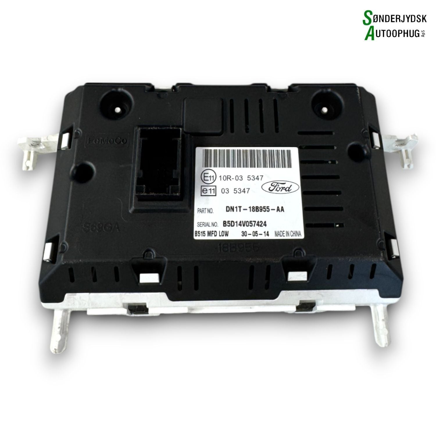 Ford Fiesta 7 Radio, Multi Display Med OEM Nr. DN1T18B955AA Fra Ford Ophugger