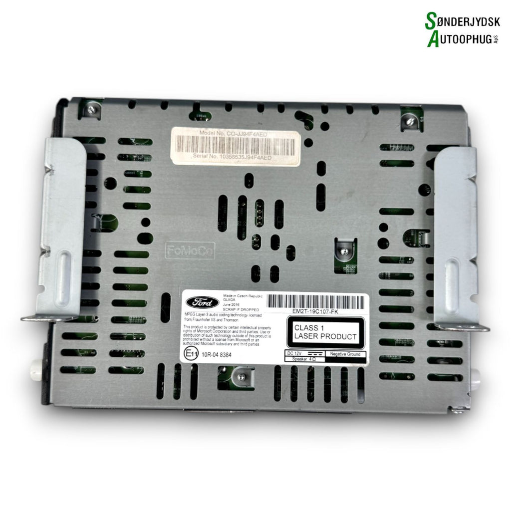 Ford S-Max 2 Radio Med OEM Nr. CQJJ94F4AED Fra Ford Ophugger