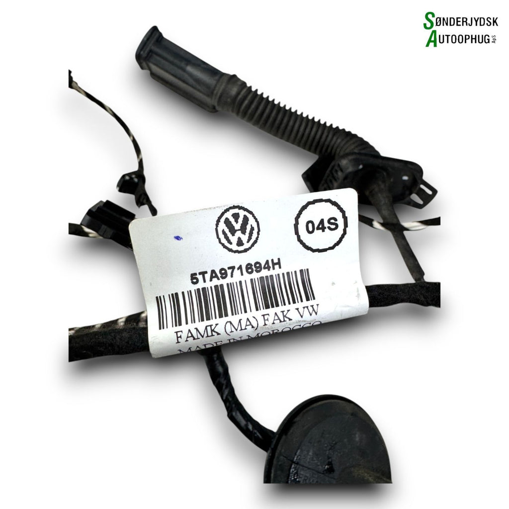 VW Touran 5T Ledningsnet Dør Med OEM Nr. 5TA971694H Fra VW Ophugger