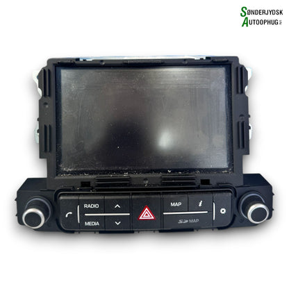 Hyundai I10 Radio, Multi Display Med OEM Nr. 96550B90014X	 Fra Hyundai Autoophug