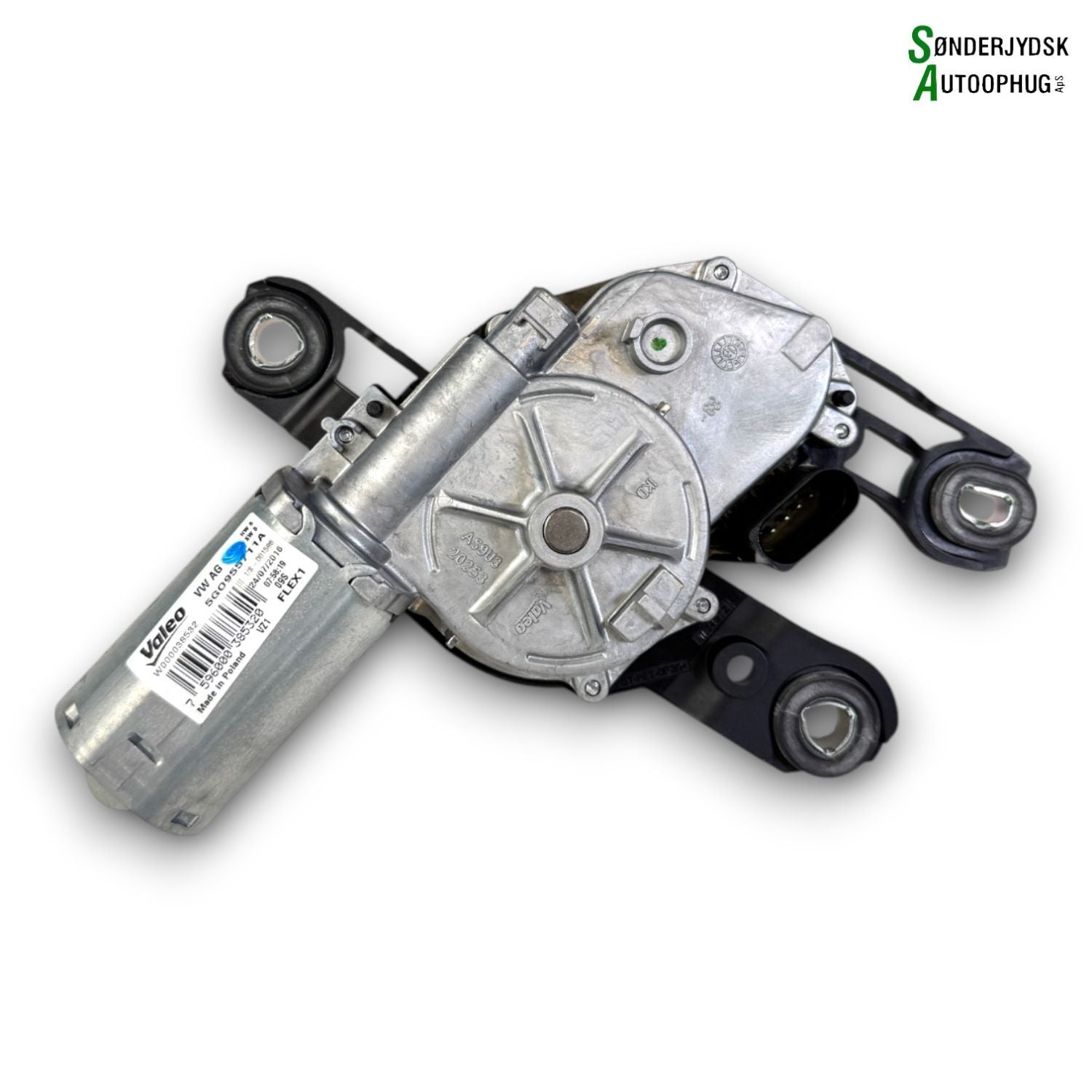 VW Touran 5T Bagrudevisker Motor Med OEM Nr. 5GM955711A Fra VW Ophugger