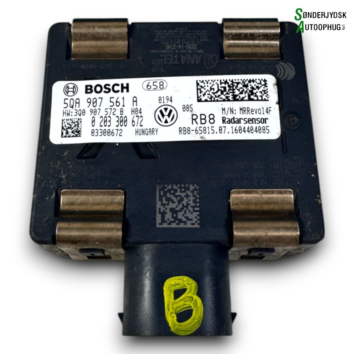 VW Touran 5T Radar Med OEM Nr. 5QA907561A Fra VW Ophugger