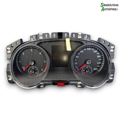 VW Touran 5T Speedometer - Instrument Med OEM Nr. 5TA260302 Fra VW Ophugger