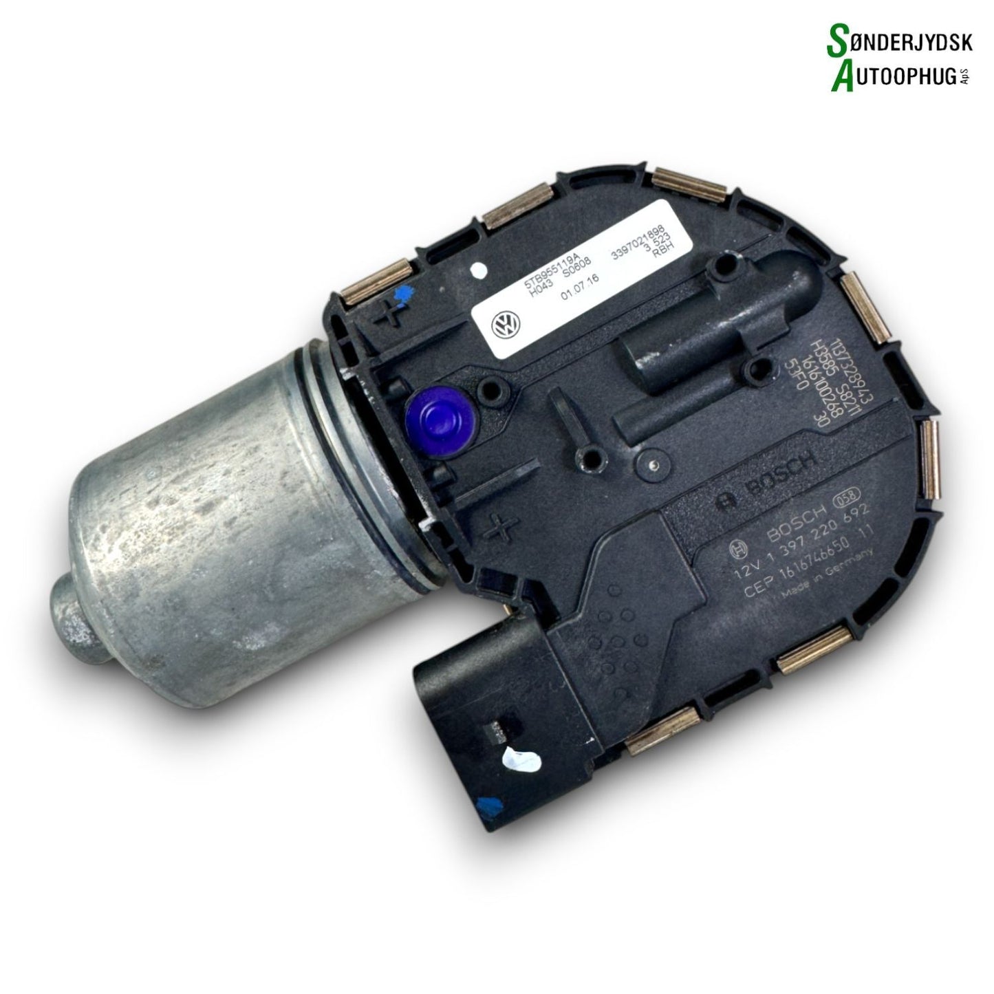 VW Touran 5T Viskermotor Med OEM Nr. 5TB955119A Fra VW Ophugger