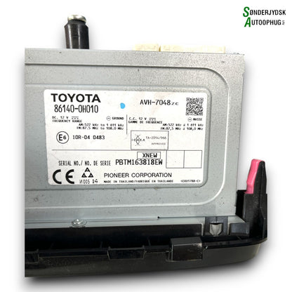 Peugeot 108 Radio M/Cd Med OEM Nr. 861400H010 Fra Peugeot Ophugger