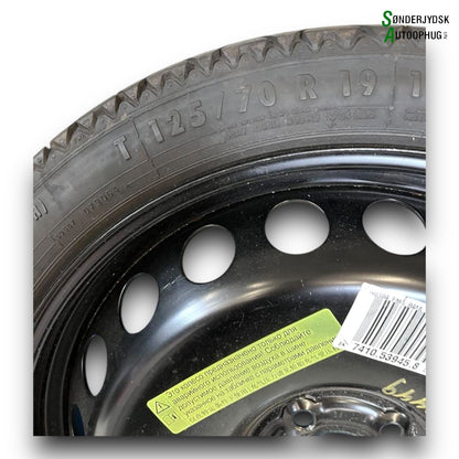 Audi A4 8K Reservehjul Med OEM Nr. 125/70/19 Fra Audi Ophugger