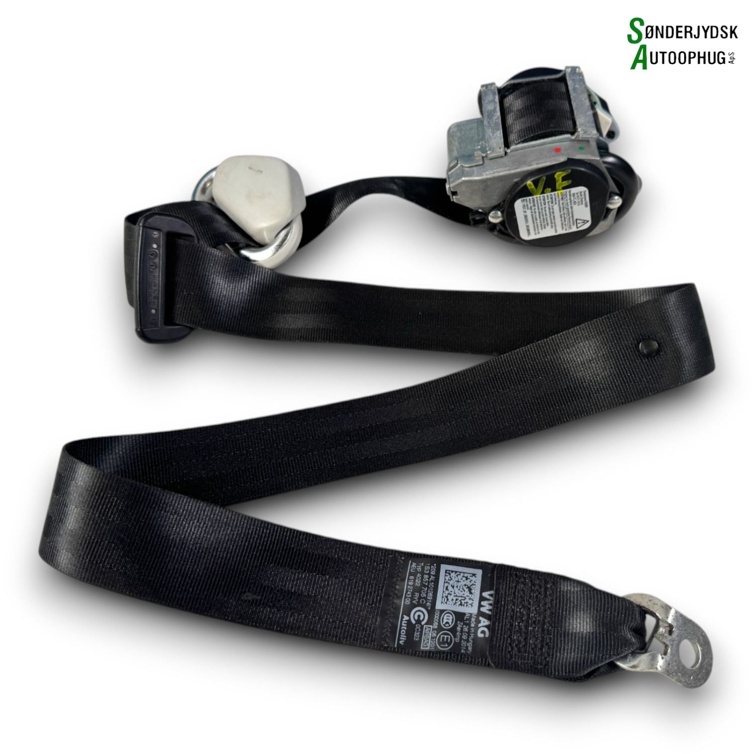 Skoda Citigo Sikkerhedsseler For Med OEM Nr. 1S3857705C Fra Skoda Ophugger