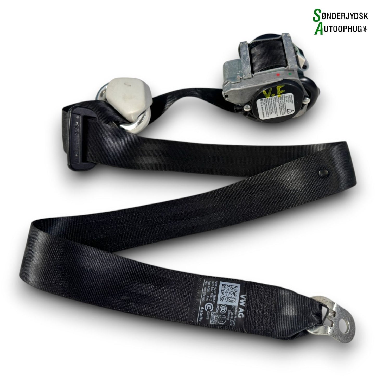 Skoda Citigo Sikkerhedsseler For Med OEM Nr. 1S3857705E Fra Skoda Ophugger