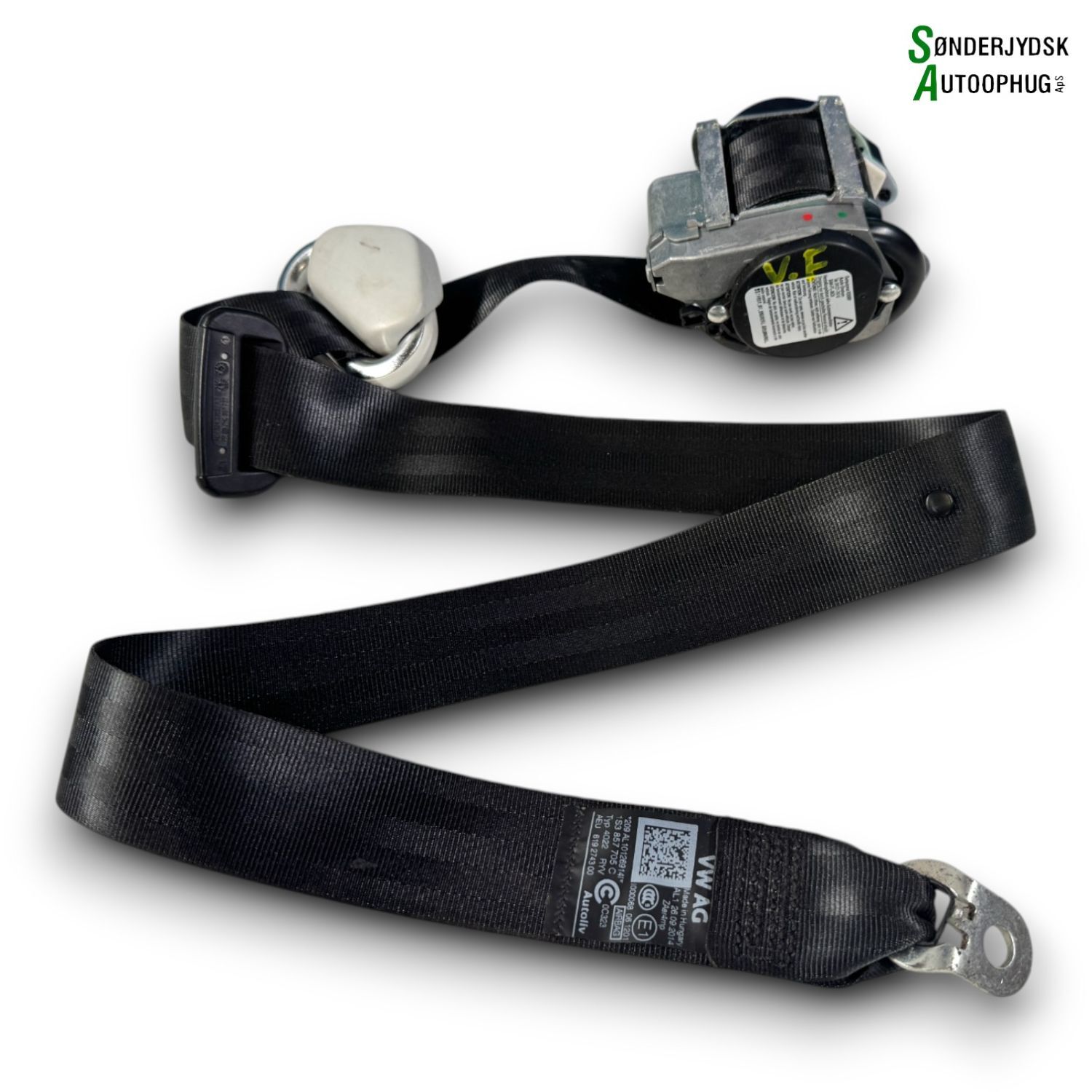 Skoda Citigo Sikkerhedsseler For Med OEM Nr. 1S3857705E Fra Skoda Ophugger