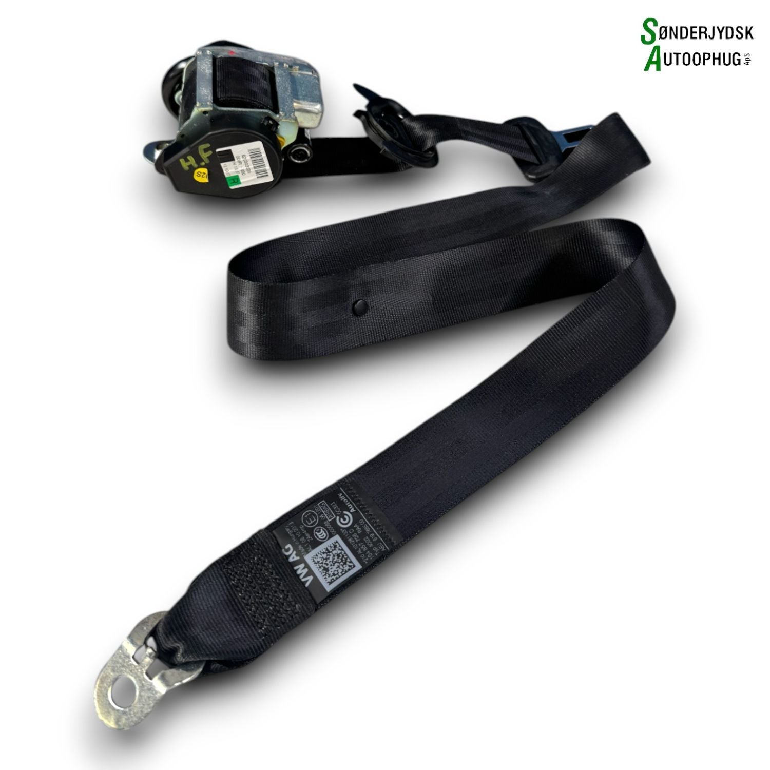 VW Up Sikkerhedsseler For Med OEM Nr. 1S4857706ERAA Fra VW Ophugger